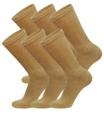 Big and Tall Diabetic Cotton Neuropathy Crew Socks, Size 13-16
