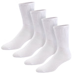 Thin Combed Cotton Diabetic Socks, Loose, Wide, Non-Binding Low-Crew Socks (Fits Shoe Size 6-11 )