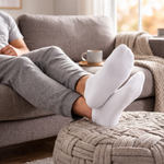 Men's Cushioned Low-Cut Cotton Socks – Seamless Toe, Padded Sole & Toe, Breathable Daily Comfort