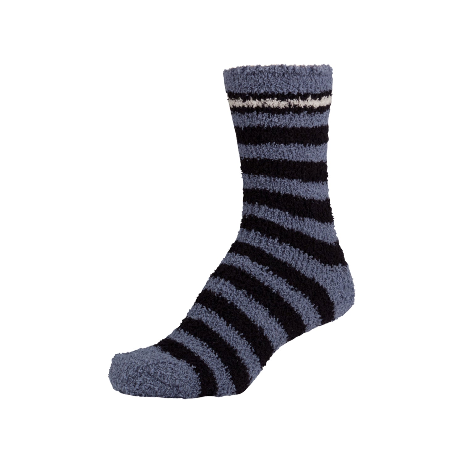 6 Pairs of Women's Fuzzy Soft Slipper Socks with Stripes, Size 9-11 –  Brooklyn Socks