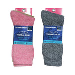 Merino Wool Socks, Warm Crew Thermal Socks For Winter, Men's and Women's Extreme Cold Weather Socks, Light Assorted Colors, Size 10-13