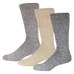 3 Pairs Of Soft Socks For Diabetics Marled Heather Gray