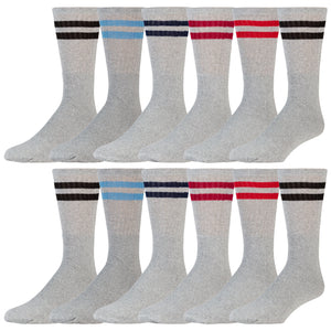 Kids Referee Style Cotton Sports Socks, Size 6-8
