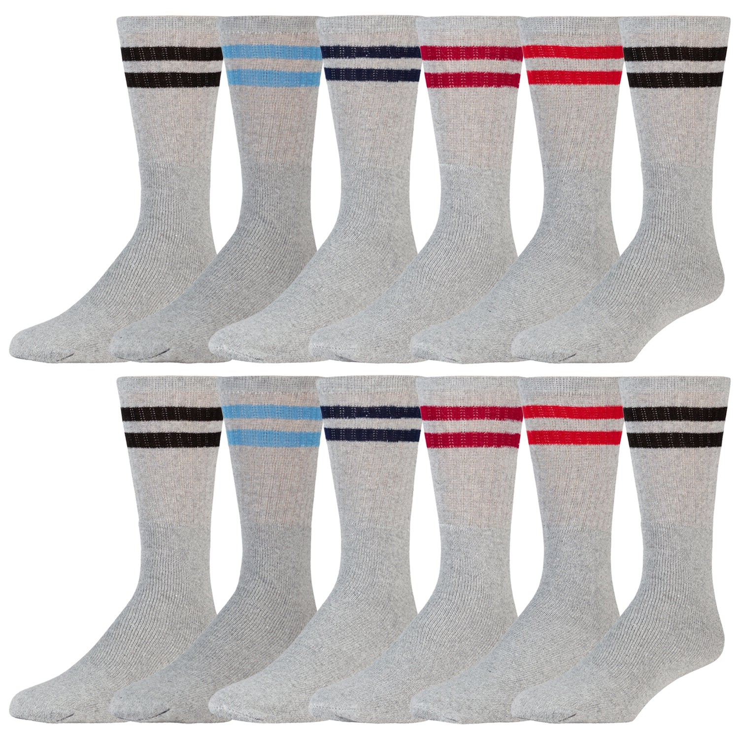 Men's & Women's Referee Style Cotton Sports Socks