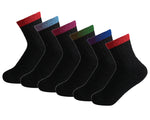 6 Pairs of Kids Thermal Wool Socks, Warm Winter Socks for Boys and Girls, Assorted, Socks Size 6-8